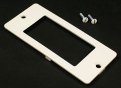 Wiremold 5507R-WH Non-Metallic Rectangular White Faceplate