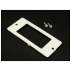 Wiremold 5507R-WH Non-Metallic Rectangular White Faceplate