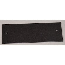 Wiremold OFR47-B Blank Device Plate Steel Black Powder Coated