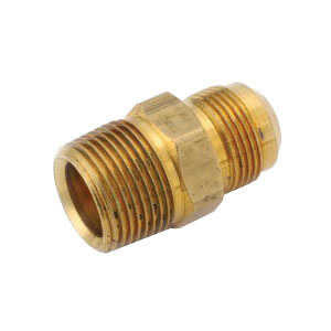 Holyoke Fittings U1-10C Brass 45 Degree Elbow 5/8 x 3/8 Flare x MPT