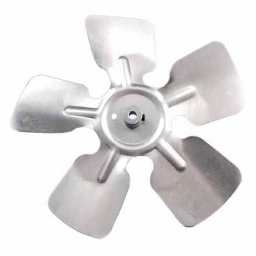 Packard A65105 10 Aluminum 5 Blade CCW Fan Blade 1/4 Bore (w/ Hub)