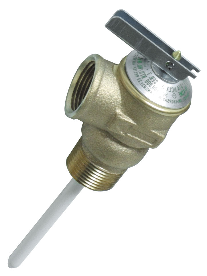 Camco 10473 T&P Valve 3/4 - w/4 Probe Coated, 150psi