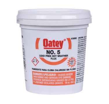 Oatey 30062 No. 5 16 oz. Flux Paste Hot Weather 30062