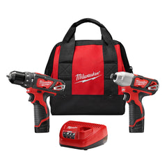 Milwaukee 2497-22 M12 Cordless Lithium-Ion 2-Tool Combo Kit