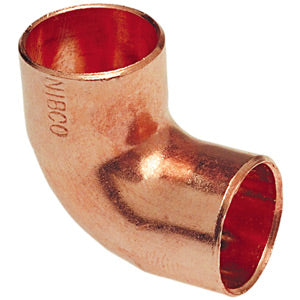 Nibco 9055950CB Copper Elbow, Solder Pressure 607-CB, 1-1/4 inch x 1-1/4 inch, 90-Degree 1/4 Bend, C x C