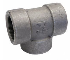 Anvil 0361024409 Tee: Forged Steel, 3/8 in x 3/8 in x 3/8 in Pipe Size, Female NPT x Female NPT x Female NPT