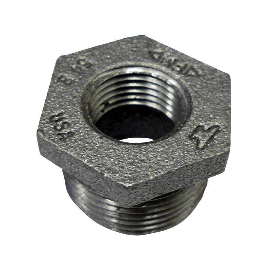 Anvil 318907482 Hex Head Pipe Bushing 1-1/2x3/4 in Cast Iron Domestic