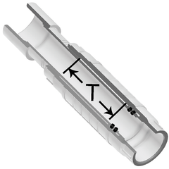 Spears S119-20 2 PVC Repair Coupling SOCXSOC