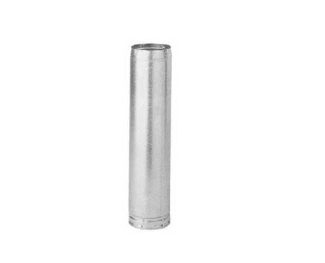 AmeriVent 12R3 Type B Gas Vent Pipe Section, Steel/Aluminum