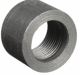 Anvil 0361169204 Half Coupling: Forged Steel, 3 in x 3 in Pipe Size, Female NPT x Female NPT, Class 3000