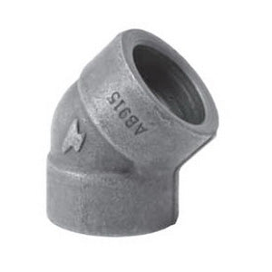 Anvil 0862013208 FIG 2151 Pipe Elbow, 3/4 in, Socket Weld, 3000 lb, Steel, Black Oxide, Import