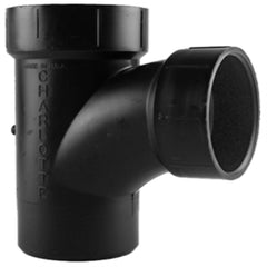 Charlotte Pipe ABS004031000 Plastic Sanitary 3-Way Tee, ABS, 3 inch x 3 inch x 3 inch, Schedule 40