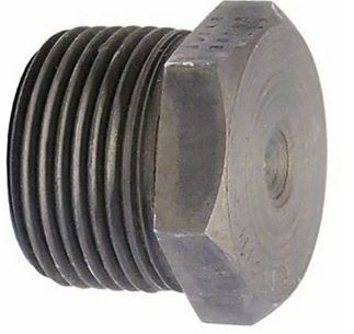 Anvil 0361312804 Hex Head Plug: Forged Steel, 3/8 in Fitting Pipe Size, Male NPT, Class 3000