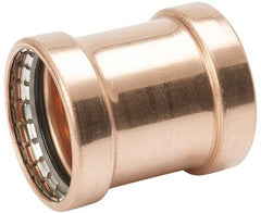 Mueller PF01913 Large Coupling, 4 in, Press, Wrought Copper