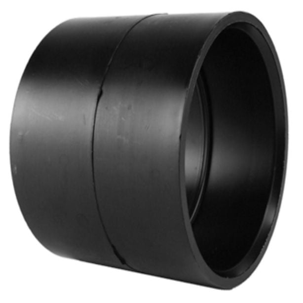 Charlotte Pipe ABS001000600 Plastic Pipe Coupling, ABS, 1-1/2 inch x 1-1/2 inch, Hub x Hub, Schedule 40