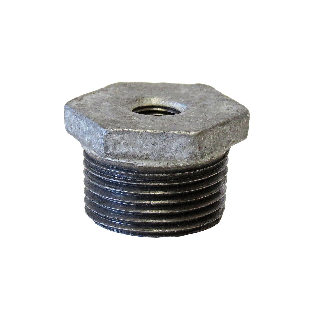 Anvil 319907804 FIG 383 Hex Head Pipe Bushing, 2x3/4 in, MNPTxFNPT, 150 lb, Cast Iron, Galvanized, Domestic