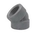 Anvil 861111219 FIG 2112 45 deg Pipe Elbow, 1-1/4 in, FNPT, 3000 lb, Steel, Black Oxide, Import