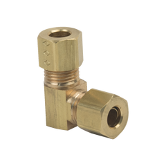 BrassCraft 65-4 1/4 in. O.D. Compression x 1/4 in. O.D. Compression Brass 90 Degree Elbow Fitting