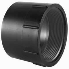 Charlotte Pipe ABS001011000 Plastic Adaptor, 3 inch x 3 inch, Female NPT Thread x Hub, Schedule 40