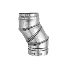 AmeriVent 6EAL Series 6inch Adjustable Elbow in 90 Degree in Galvanized