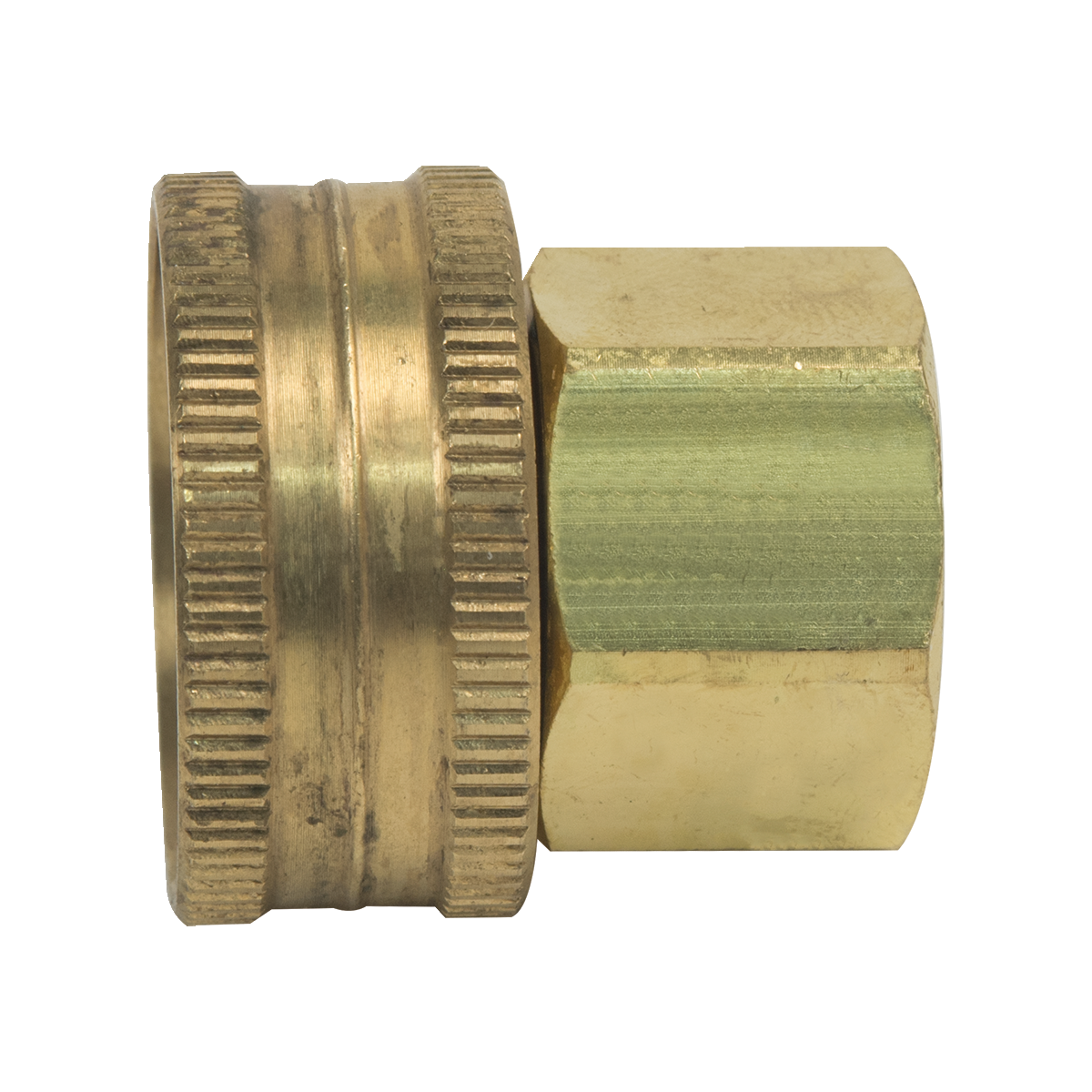 BrassCraft HUS11-8-12X Female Hose Thread Swivel Nut x 1/2 in. FIP No-lead Brass Female Garden Hose Adapter Fitting