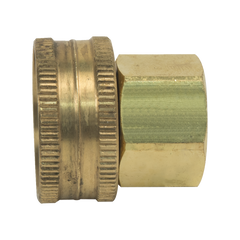 BrassCraft HUS11-8-12X Female Hose Thread Swivel Nut x 1/2 in. FIP No-lead Brass Female Garden Hose Adapter Fitting