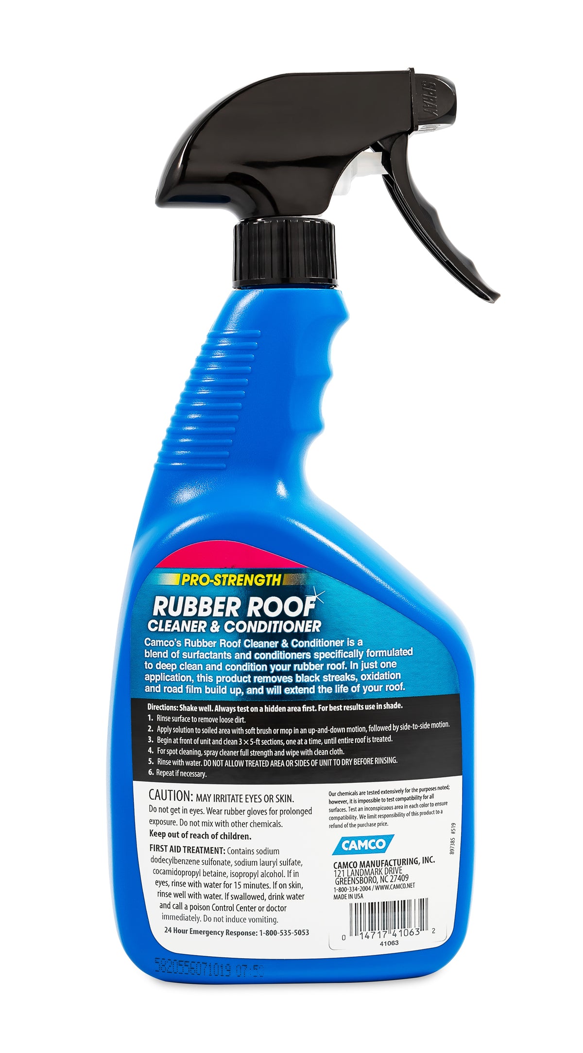 Camco 41063 Rubber Roof Cleaner - Pro-Strength 32oz