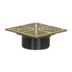 Sioux Chief 832-4HSQ FinishLine 4 in Hub Plastic Stainless Steel Floor Drain