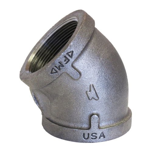 Anvil 310024609 FIG 1102 Standard 45 deg Pipe Elbow 2-1/2 in Malleable Iron Replacement MPN