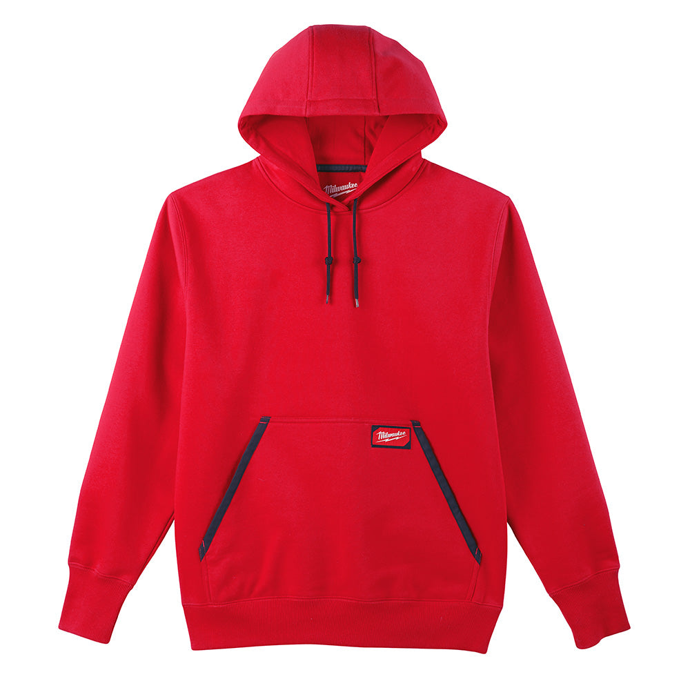 Milwaukee 350R-XL Heavy Duty Pullover Hoodie - Red XL