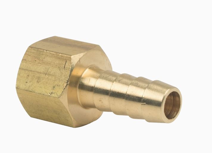 BrassCraft 126-6-6 3/8 in. I.D. Hose Barb x 3/8 in. FIP Female Hose Barb Adapter