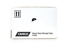 Camco 39752 RV Sewer Hose Storage Caps - Lug & Bayonet Bilingual