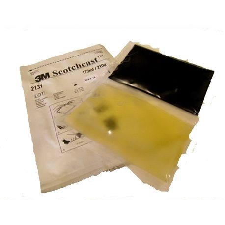 3M 051128-59167 3M Scotchcast 2131 Flame Retardant Re-Enterable Electrical Insulating Compound 21.5 oz Size C/2-Part Pouch