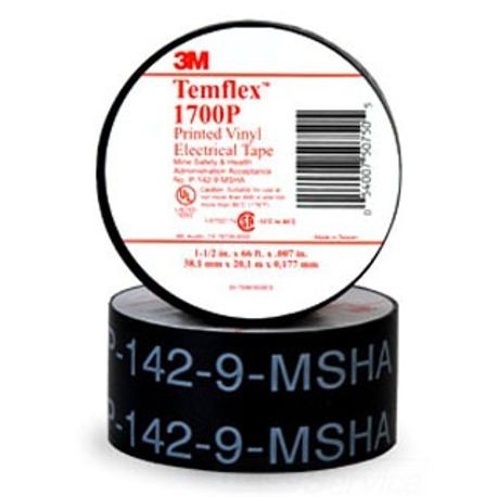 3M 051128-60051 Temflex 1700P General Grade Vinyl Tape 66 ft L x 3/4 in W