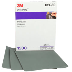 3M 7100045849 Wetordry Paper Sheets 1500 Grit 9 X 11 Replacement MPN