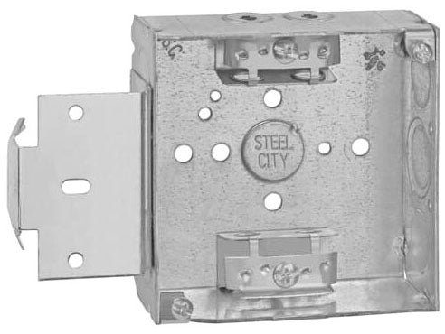 ABB 52151-MS-X 52151MSX STEEL CITY 4SQ BOX STL 21CU 1/2&3/4E-KO MS ARM..