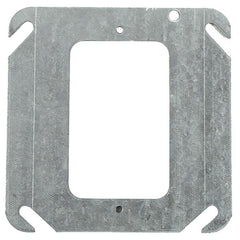 ABB 52-C-0 STEEL CITY 4 SQUARE SINGLE FLAT DEVICE COVER