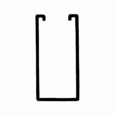 ABB B120010 B1200 10 CHNL 12GA 1-5/8X13/16