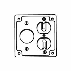 ABB RS-3 Steel City T&B Steel Cover 4 in x 4 in x 1/2 in