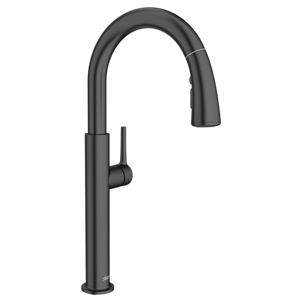 American Standard 4803300.243 Studio S Pull-Down Dual Spray Kitchen Faucet 1.5 gpm Matte Black