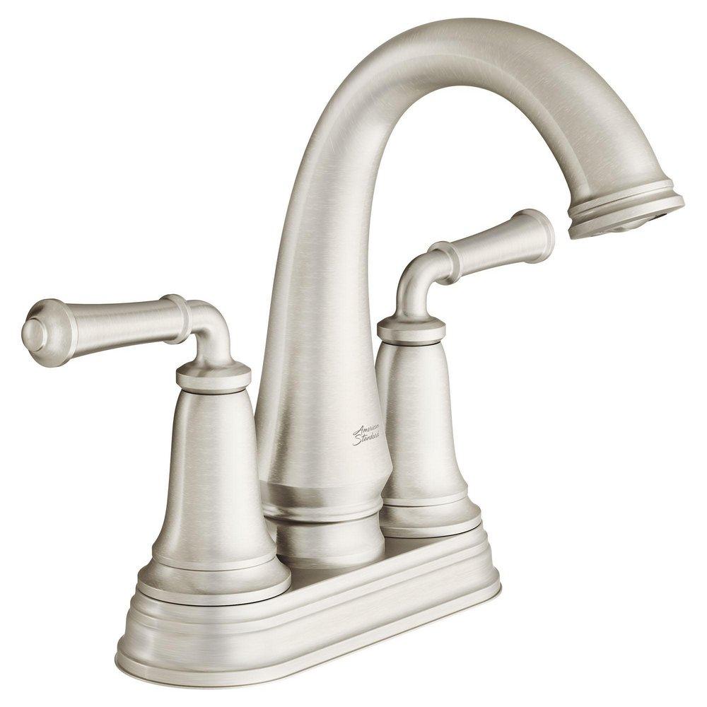 American Standard 7052207.295 Delancey Two Handle Centerset Bathroom Sink Faucet Brushed Nickel