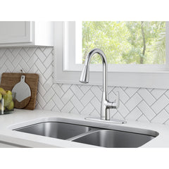 American Standard 7077300.002 Colony Pro Single-Handle Pull-Down Dual Spray Kitchen Faucet 1.5 gpm