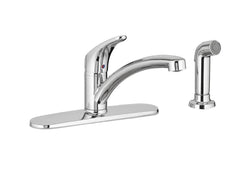 American Standard 7074040.002 Colony Soft Single Handle Kitchen Faucet 1.5 gpm with Side Spray