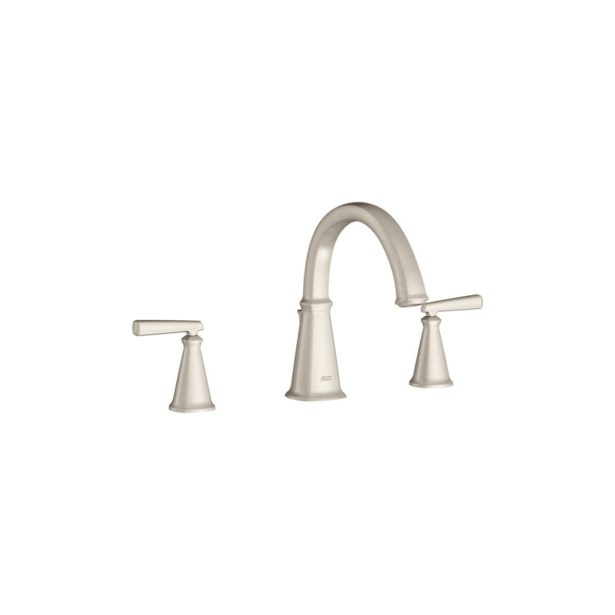 American Standard T018900.295 Edgemere Bathtub Faucet with Lever Handles for Flash Rough-In Valve in Brushed Nickel