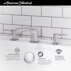 American Standard T105900.243 Studio S Bathtub Faucet With Lever Handles for Flash Rough-In Valve in Matte Black