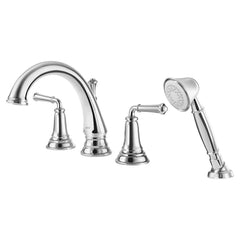 American Standard T052901.002 Delancey Two Handle Roman Tub Faucet with Handshower in Chrome (Trim Only)