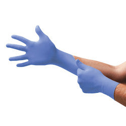 Ansell 92-675-L Tnt Blue Disposable Gloves, Powder Free, Nitrile, Large, 100 Gloves/Box