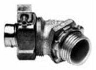 Appleton ST-4575L ST Series Non-Insulated Liquid Tight Conduit Connector 3/4 in Trade 45 deg