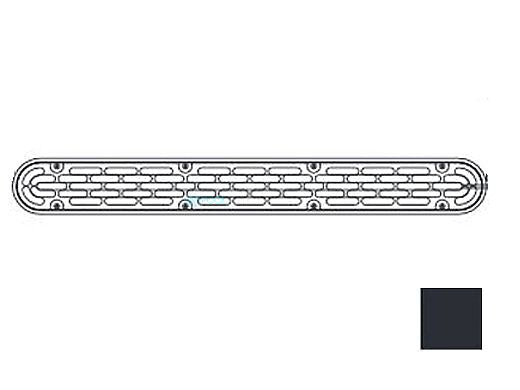 AquaStar 32CDFLNF102 AquaStar 32 Channel Drain Flat Grate Suction Outlet with Screws Without Frame Black