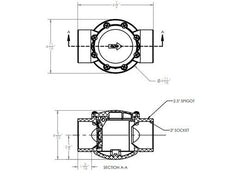 AQUASTAR POOL PRODUCTS AVC20C CHECK VALVES
